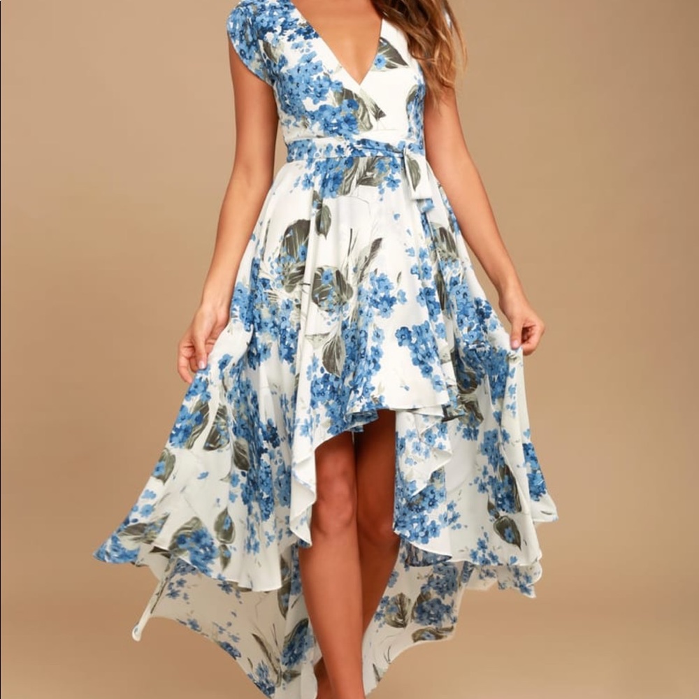 Lulus floral maxi dress